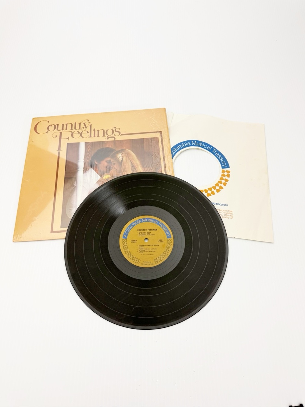Vintage Columbia Country Feelings Various Artists Vinyl Record LP